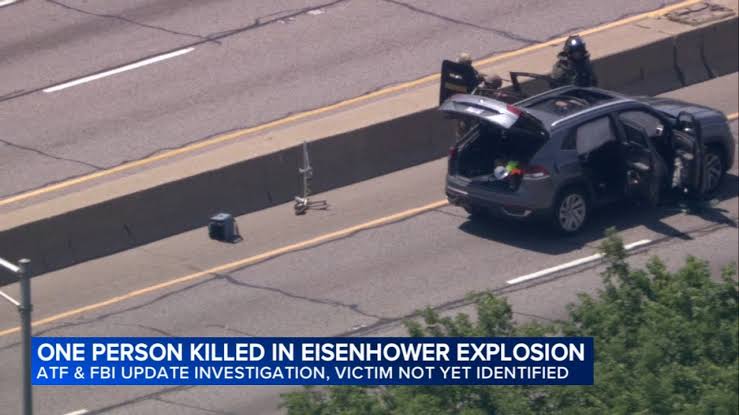 Bomb threat Chicago area: Explosion kills man, closes Eisenhower Expressway or I-290 near Mannheim for hours: ATF, FBI