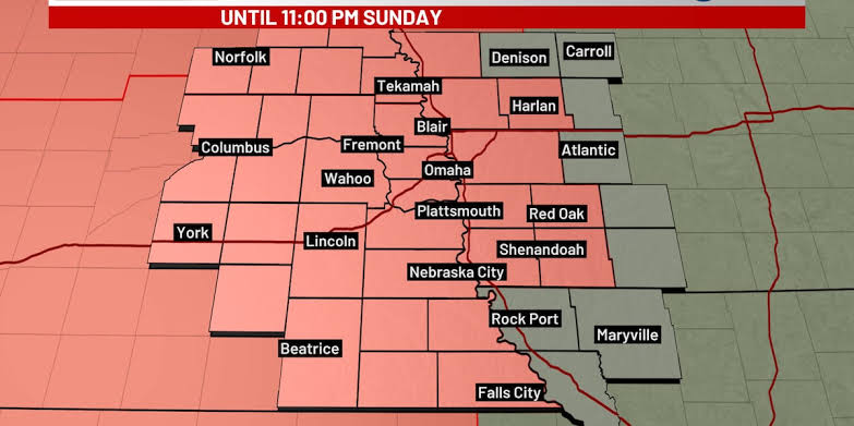 LIVE: Tornado warning in effect for Omaha metro