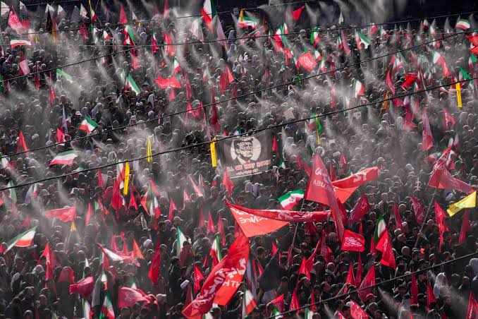 Iranians demand revenge at funeral ceremonies for supreme leader killed during war