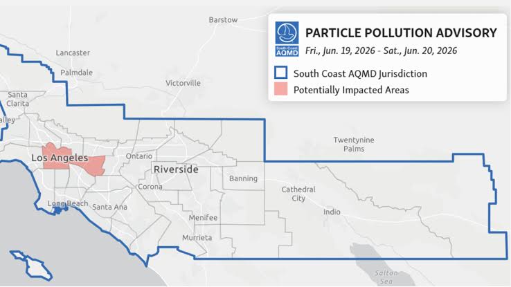 AIR QUALITY ADVISORY: Smoke From Massive Boyle Heights Warehouse Fire Envelops South Pasadena