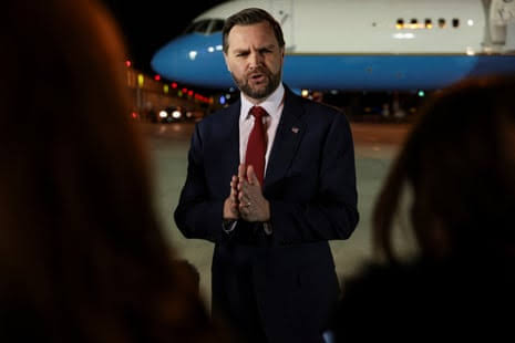 Vance’s bad week: vice-president risks becoming face of two Trump foreign policy failures