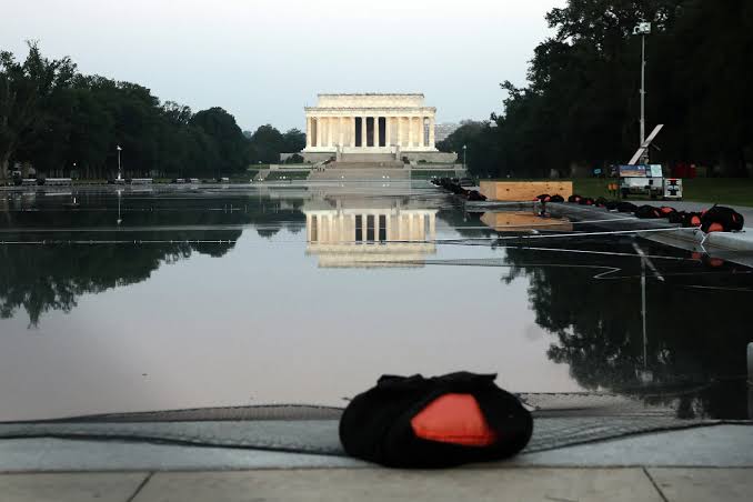 Former Olympian faces felony charge over alleged Reflecting Pool vandalism