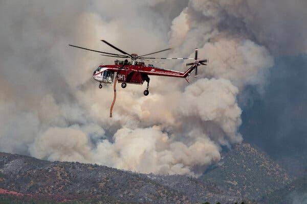 Two Killed in Firefighting Helicopter Crash Near Utah Wildfire