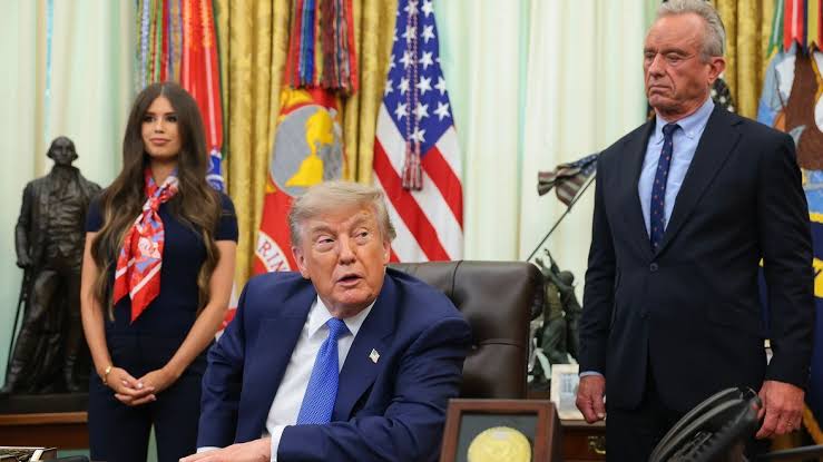 Trump signs 'gold standard' childhood vaccine order