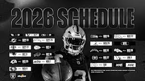 Las Vegas Raiders announce 2026 schedule