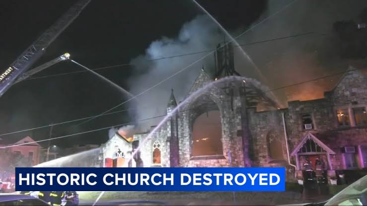 Historic Mother African Union Church church destroyed in fire in Wilmington, Delaware