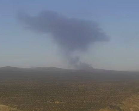 Eight presumed dead after B-52 bomber crashes at California air force base