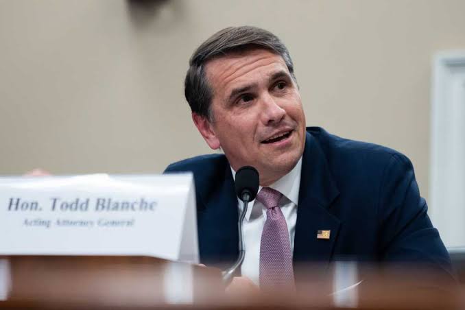 President Trump says he will nominate Todd Blanche to serve as attorney general