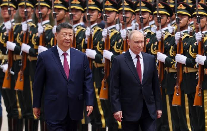 Xi and Putin meet in Beijing days after Trump's visit - follow live