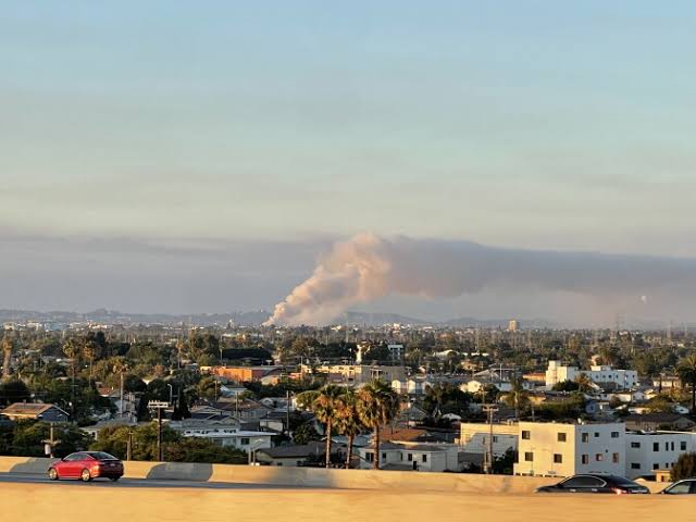 Knock down in sight after fiefighters gain upper hand on Boyle Heights warehouse fire