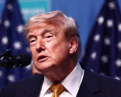 US appeals court rejects Trump’s latest bid to delay paying E Jean Carroll $5.8m