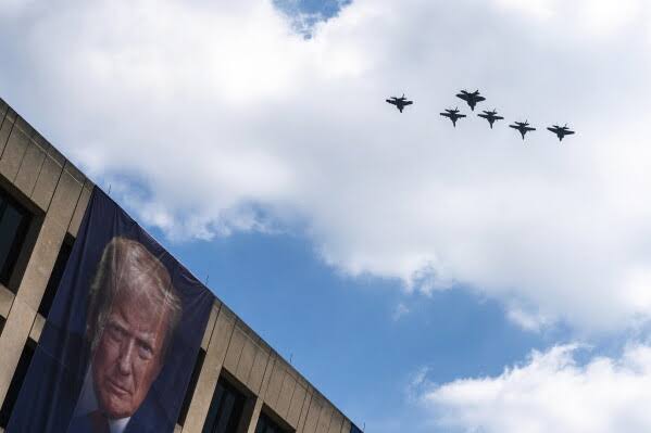 Extreme heat bears down as America 250 celebrations ramp up. Trump heads to Mount Rushmore