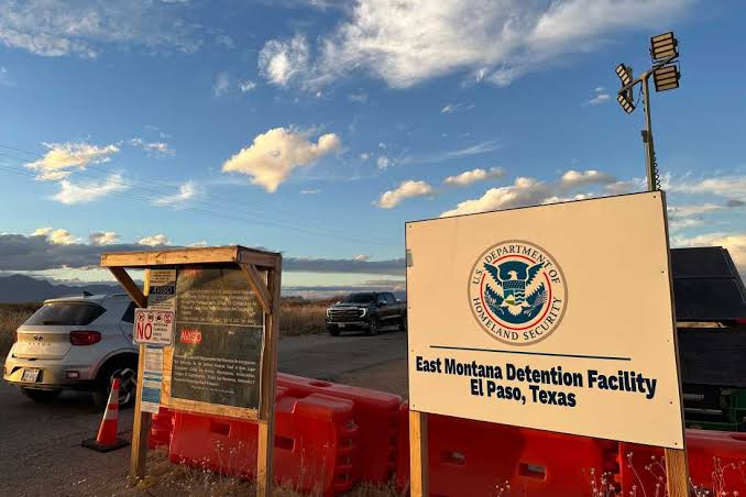 Immigrant detainees sue over ‘horrific’ conditions at Texas ICE facility