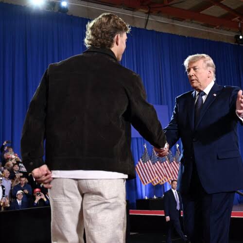 President Trump attacks "jealous" critics of Jaxson Dart