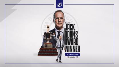 Cooper named winner of 2026 Jack Adams Award