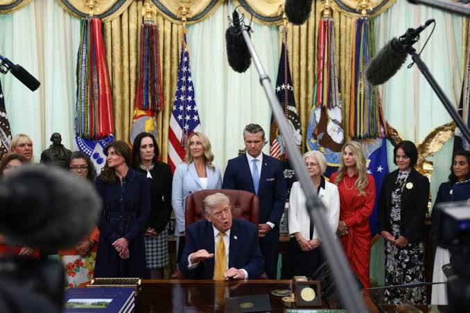 WATCH: Trump signs executive order forming Military Spouse Commission
